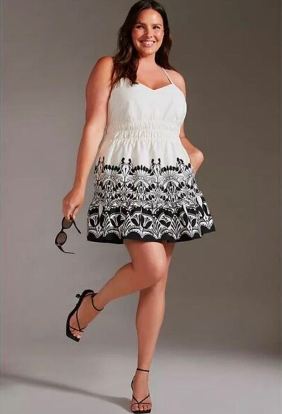 NWT Anthropologie Sleeveless Somerset Mini Dress Poplin Edition Size L Ret. $140